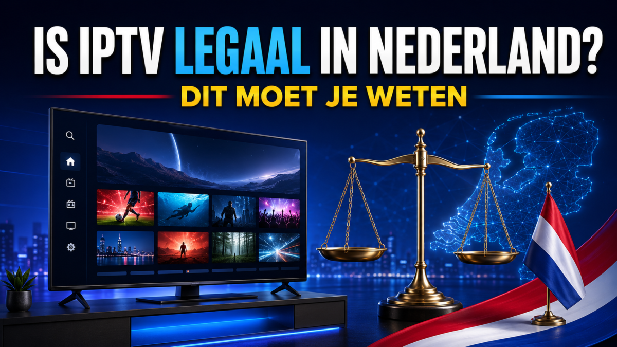 Is IPTV legaal in Nederland met smart-tv, weegschaal en Nederlandse vlag